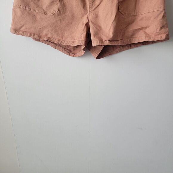 Pact Womens Shorts sz XL Casual Elastic Waist Drawstring Organic Cotton Pockets - Picture 3 of 8